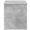 Skrzynia, szarość betonu, 100x42x46 cm, materiał drewnopochodny