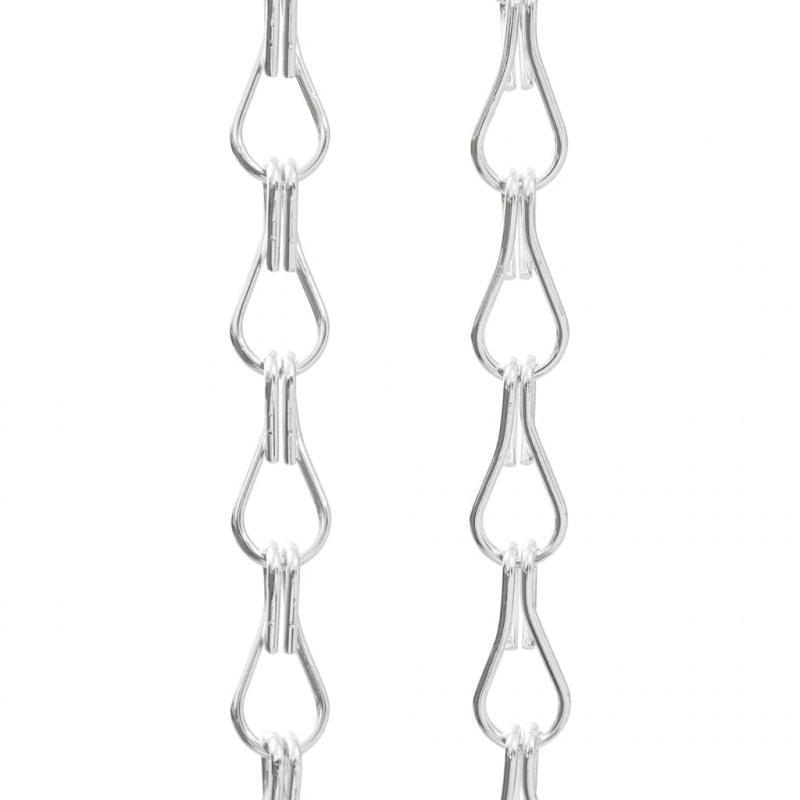 Moskitiera łańcuchowa do drzwi, 56x202 cm, aluminium