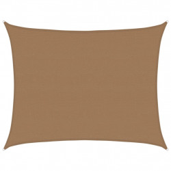 Żagiel przeciwsłoneczny, 160 g/m², taupe, 6x7 m, HDPE