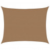 Żagiel przeciwsłoneczny, 160 g/m², taupe, 6x7 m, HDPE