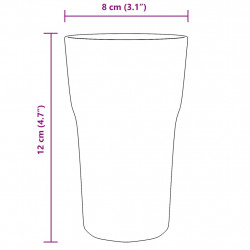 Szklanki na piwo, 6 szt., 295 ml