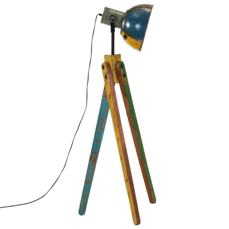 Lampa stojąca, 25 W, wielokolorowa, 45x45x120 cm, E27