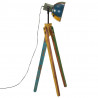 Lampa stojąca, 25 W, wielokolorowa, 45x45x120 cm, E27