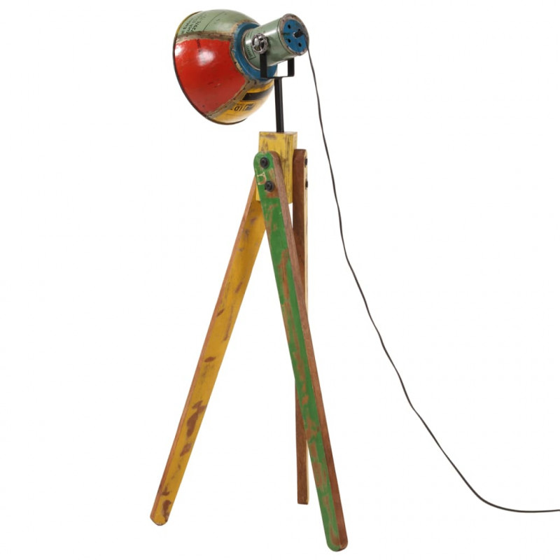 Lampa stojąca, 25 W, wielokolorowa, 45x45x120 cm, E27