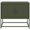Szafka pod telewizor, oliwkowa, 68,5x39x60,5 cm, stalowa