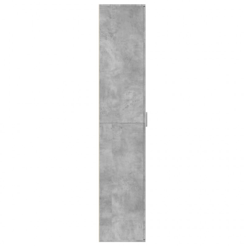 Wysoka szafka, szarość betonu, 60x35x180 cm