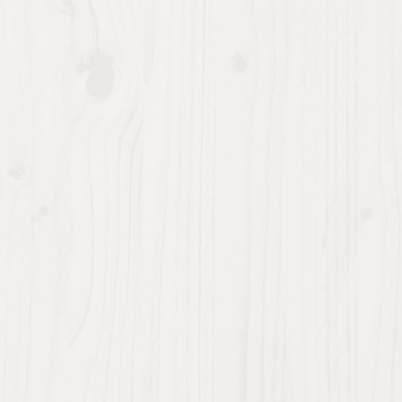 Daszek do łóżka dziecięcego, biały, 98x70x176,5 cm, sosnowy