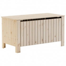 Skrzynia z wiekiem RANA, 100x49x54 cm, lite drewno sosnowe