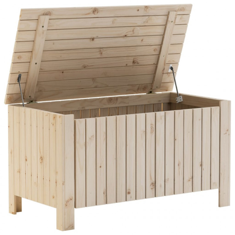 Skrzynia z wiekiem RANA, 100x49x54 cm, lite drewno sosnowe