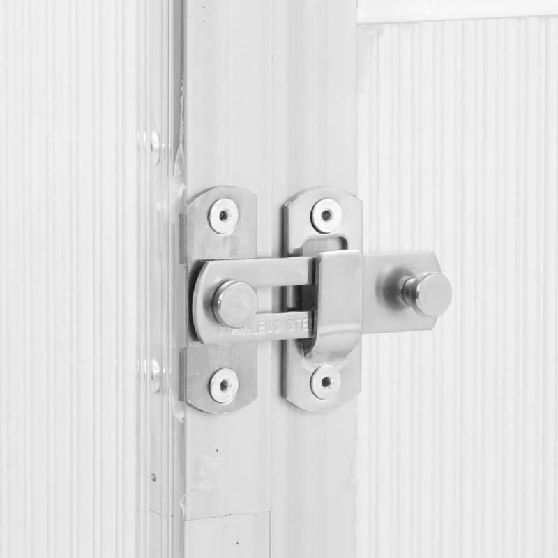 Szklarnia z ramą podstawy, srebrna, 169x114x202 cm, aluminium