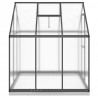 Szklarnia z ramą podstawy, antracyt, 169x169x202 cm, aluminium