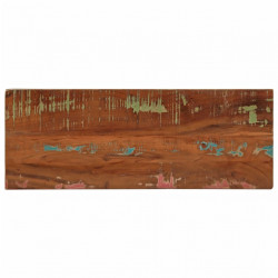 Blat stołu, 90x40x2,5 cm, prostokątny, lite drewno z odzysku