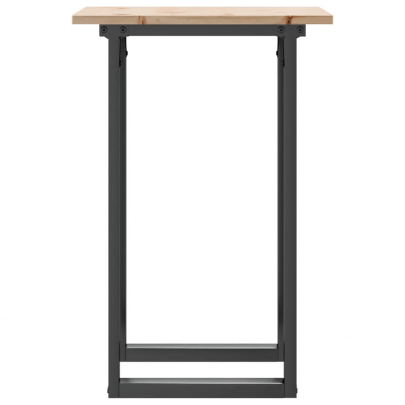 Stół jadalniany z czworokątnymi nogami, 50x50x75 cm