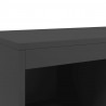 Szafka, czarna, 68x39x111,5 cm, stal