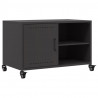 Szafka RTV, czarna, 68x39x43,5 cm, stal
