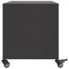 Szafka RTV, czarna, 68x39x43,5 cm, stal