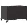Szafka RTV, czarna, 68x39x43,5 cm, stal