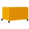 Stolik kawowy, musztardowy, 68x50x43,5 cm, stal