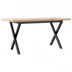 Stolik kawowy z nogami w kształcie litery X, 90x40x45,5 cm