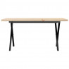Stolik kawowy z nogami w kształcie litery X, 90x40x45,5 cm