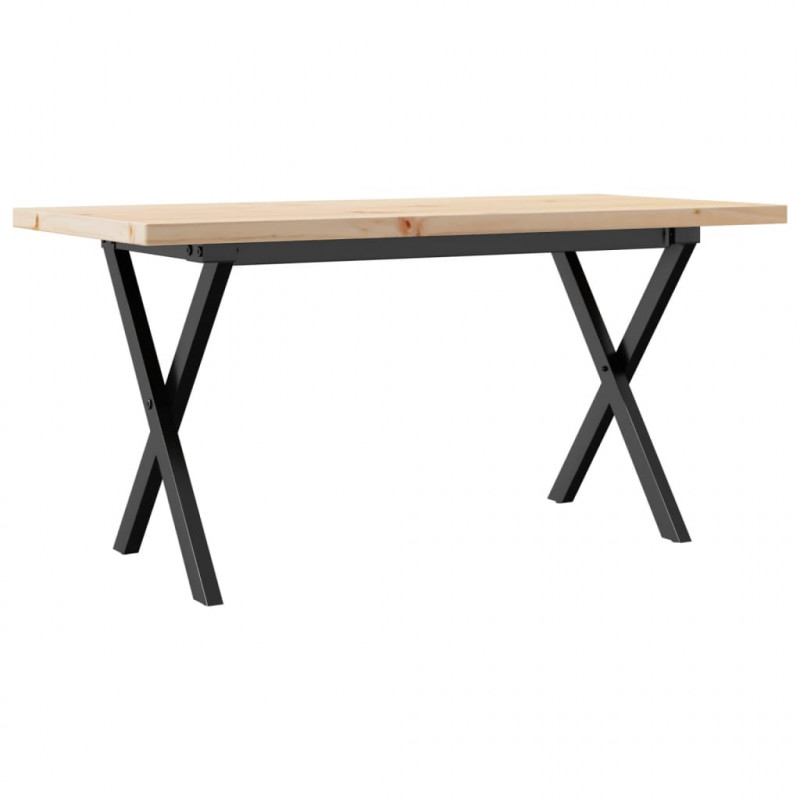 Stolik kawowy z nogami w kształcie litery X, 90x40x45,5 cm