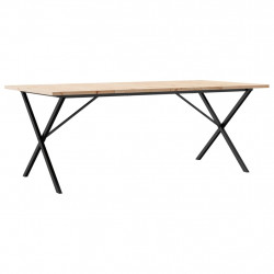 Stół jadalniany z nogami w kształcie litery X, 200x100x75,5 cm