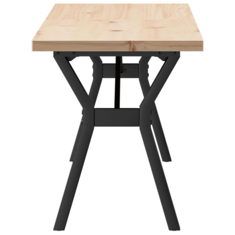 Stolik kawowy z nogami w kształcie litery Y, 160x40x45,5 cm
