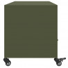 Szafka RTV, oliwkowa, 100,5x39x43,5 cm, stal