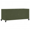 Szafka RTV, oliwkowa, 100,5x39x43,5 cm, stal