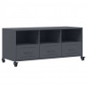 Szafka RTV, antracytowa, 100,5x39x43,5 cm, stal