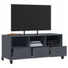 Szafka RTV, antracytowa, 100,5x39x43,5 cm, stal