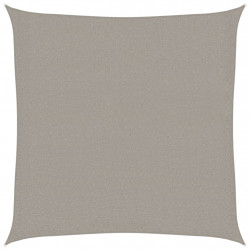 Żagiel przeciwsłoneczny, 160 g/m², jasnoszary, 2,5x2,5 m, HDPE