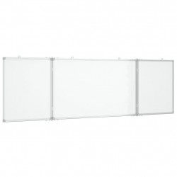 Tablica magnetyczna, składana, 160x60x1,7 cm, aluminiowa
