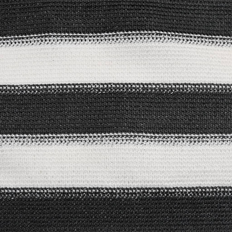 Siatka cieniująca, antracytowo-biała, 1x10 m, HDPE, 75 g/m²