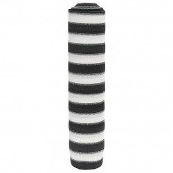 Siatka cieniująca, antracytowo-biała, 1,2x50 m, HDPE, 75 g/m²