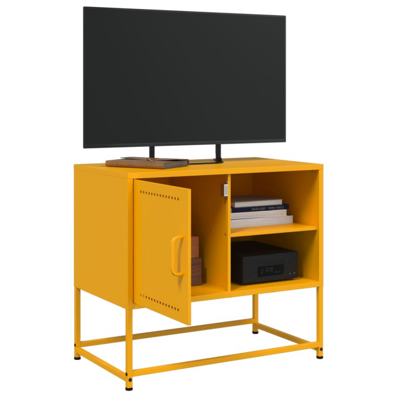 Szafka pod telewizor, antracytowa, 100,5x39x60,5 cm, stalowa