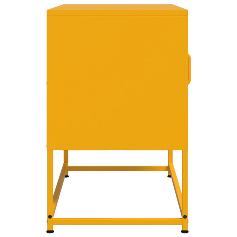 Szafka pod telewizor, antracytowa, 100,5x39x60,5 cm, stalowa