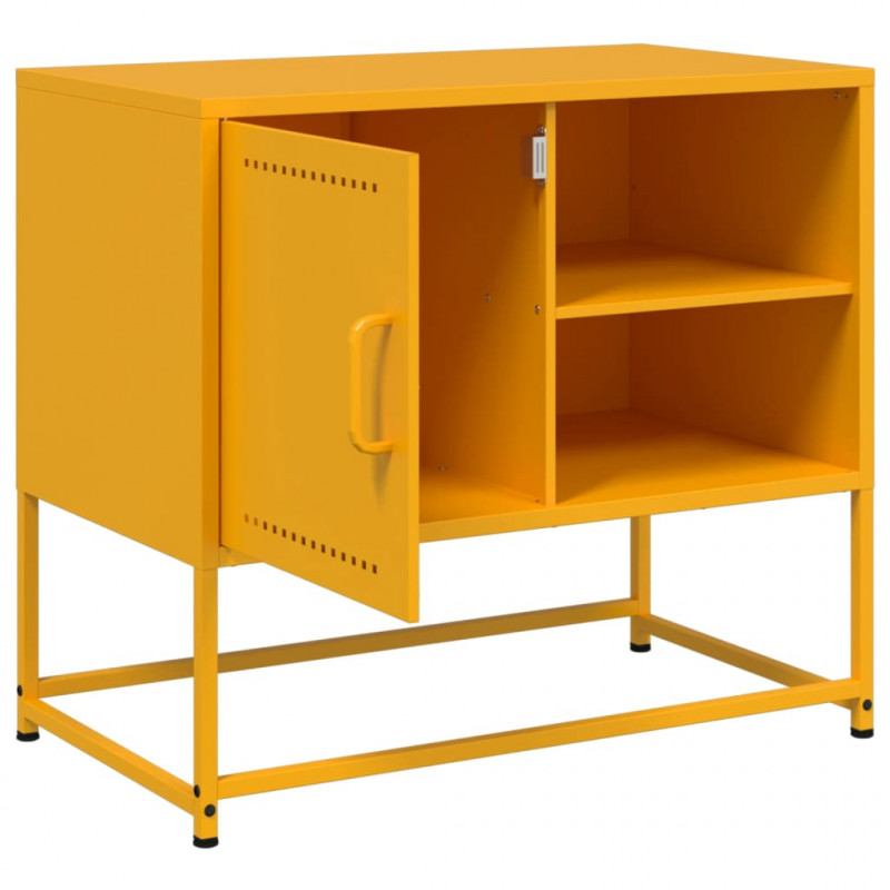 Szafka pod telewizor, antracytowa, 100,5x39x60,5 cm, stalowa