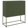 Szafka, oliwkowa, 100,5x39x107 cm, stal