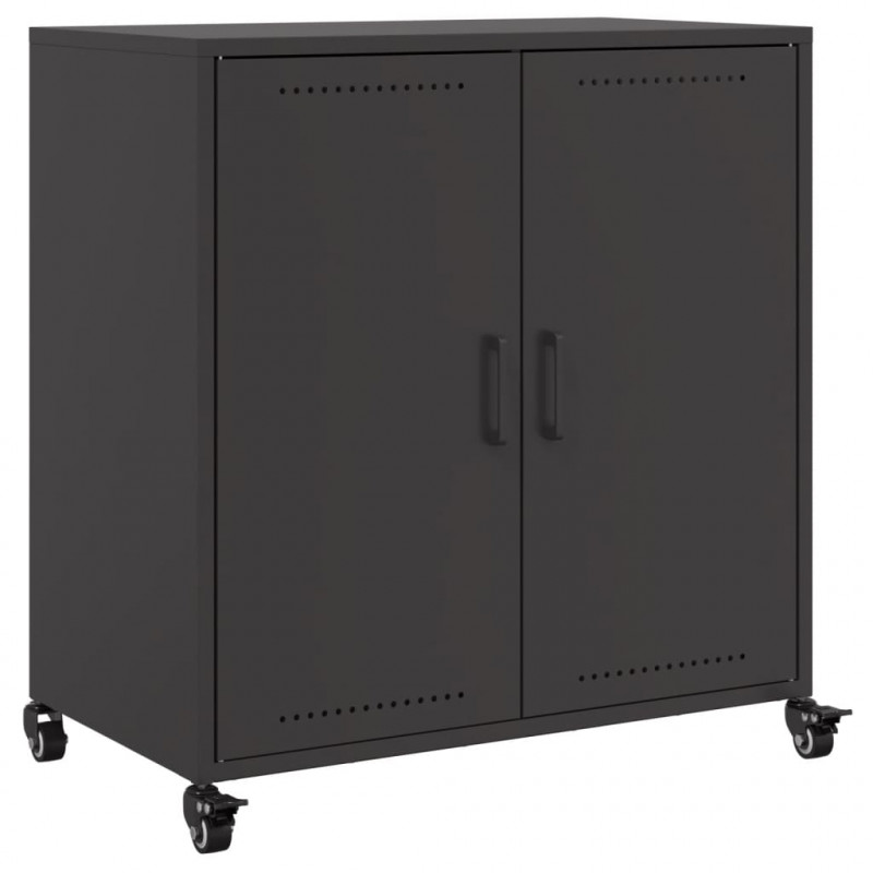 Szafka, czarna, 68,5x39x72 cm, stal