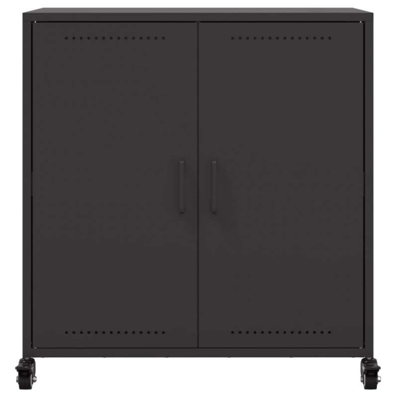 Szafka, czarna, 68,5x39x72 cm, stal