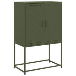 Szafka, oliwkowa, 68,5x38,5x107 cm, stal