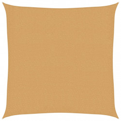 Żagiel przeciwsłoneczny, 160 g/m², piaskowy, 3x3 m, HDPE