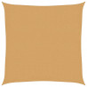Żagiel przeciwsłoneczny, 160 g/m², piaskowy, 3x3 m, HDPE