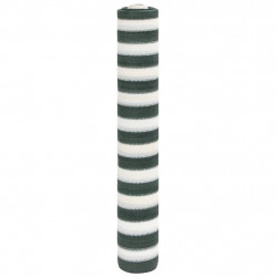 Siatka cieniująca, zielono-biała, 1,5x10 m, HDPE, 195 g/m²