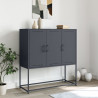 Szafka, antracytowa, 100,5x39x107 cm, stal