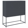 Szafka, antracytowa, 100,5x39x107 cm, stal