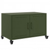 Szafka RTV, oliwkowa, 68x39x43,5 cm, stal