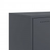 Szafka RTV, antracytowa, 68x39x43,5 cm, stal