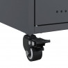 Szafka RTV, antracytowa, 68x39x43,5 cm, stal